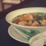 Zupa z kurczakiem i pierożkami